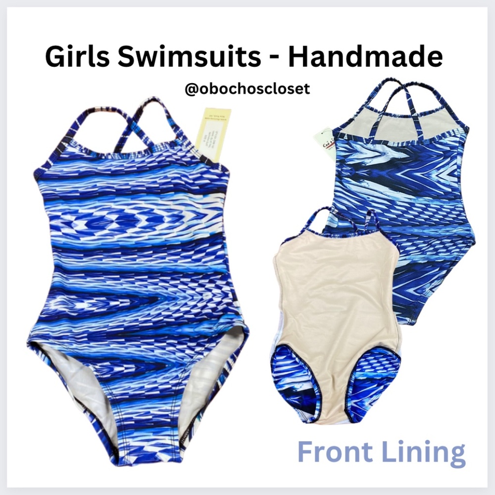 Swimsuit / BUNDLE & SAVE/ Print: Blue Tail